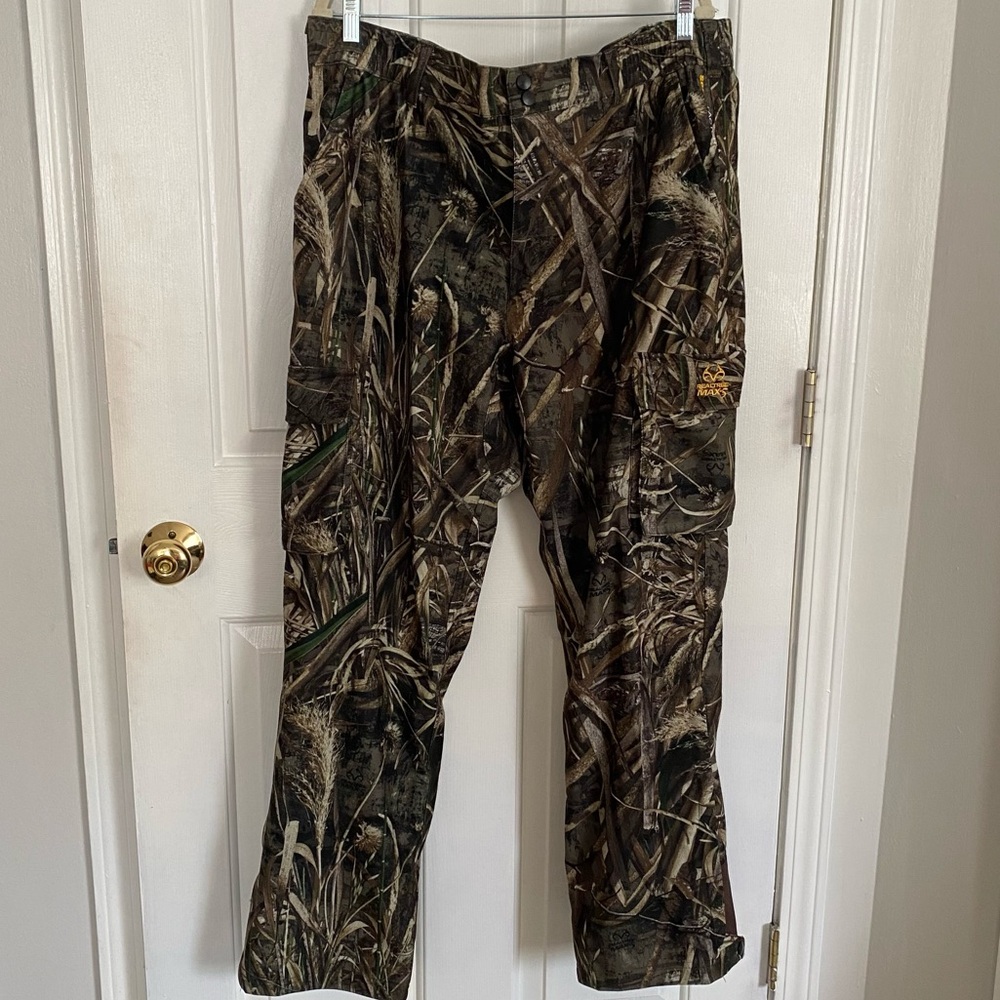 XL Scent Blocker Real Tree Camo Cargo Hunting Pants Bone Collector Adjustable S3
